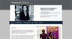 Desktop Screenshot of madeleinedarcy.com